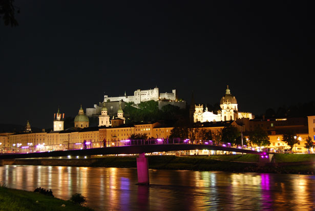 Nightview of Salzburg